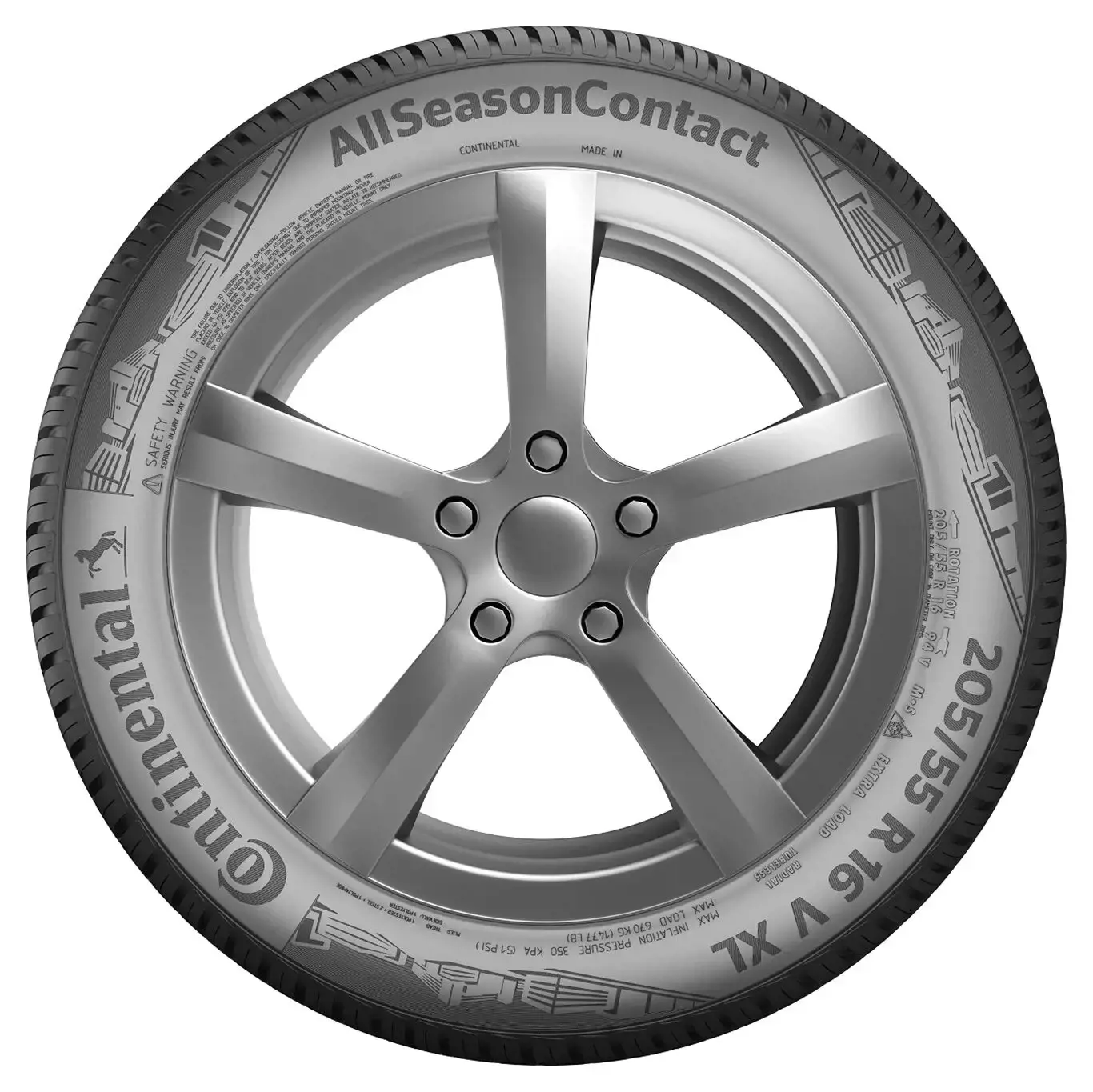 Continental AllSeasonContact 205/55 R16 94H 2 Continental AllSeasonContact 205/55 R16 94H – Bild 2