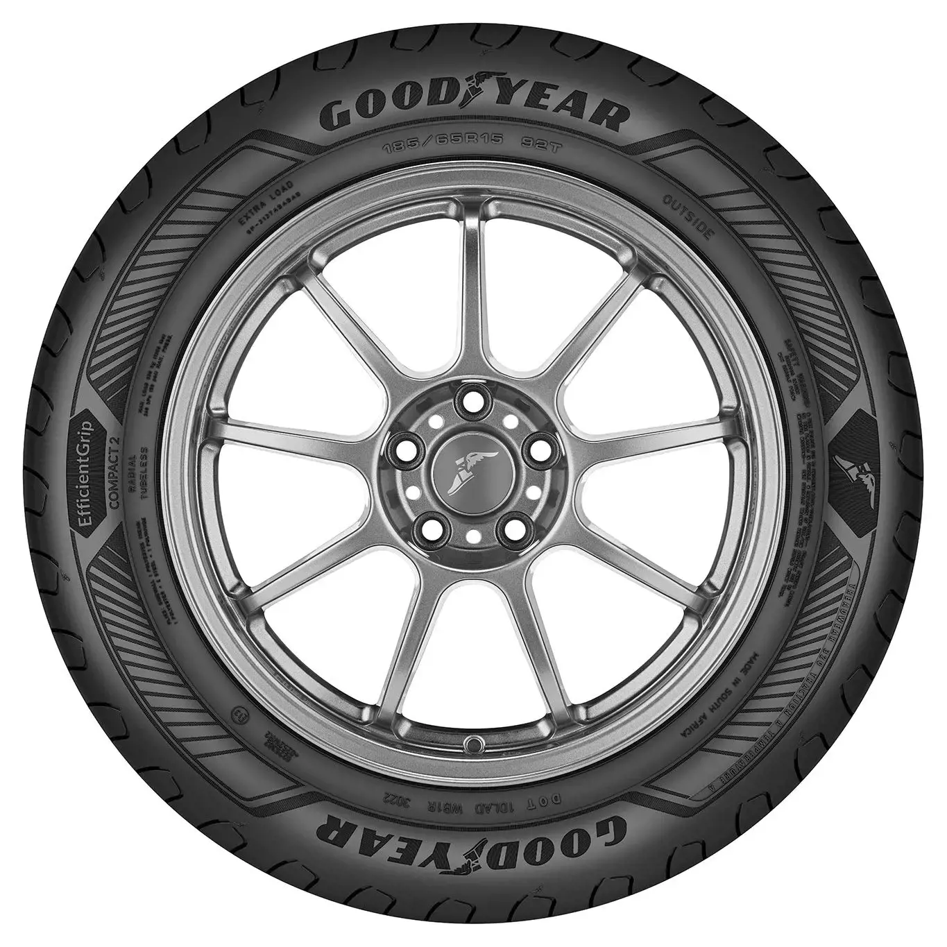 Goodyear EfficientGrip Compact 2 155/65 R14 75T 2 Goodyear EfficientGrip Compact 2 155/65 R14 75T – Bild 2